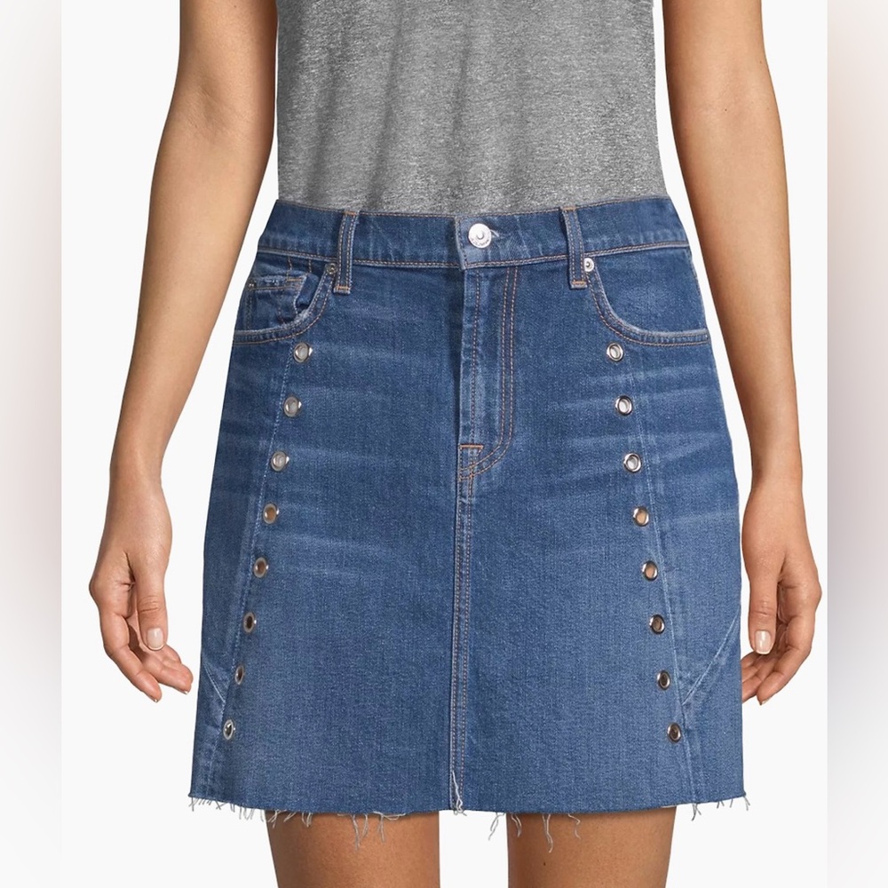 7 For‎ All Mankind denim skirt size 27
